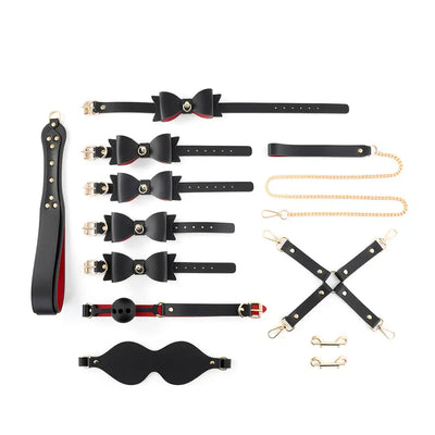 Knotty Bows - 8 Pcs BDSM Starter Kit
