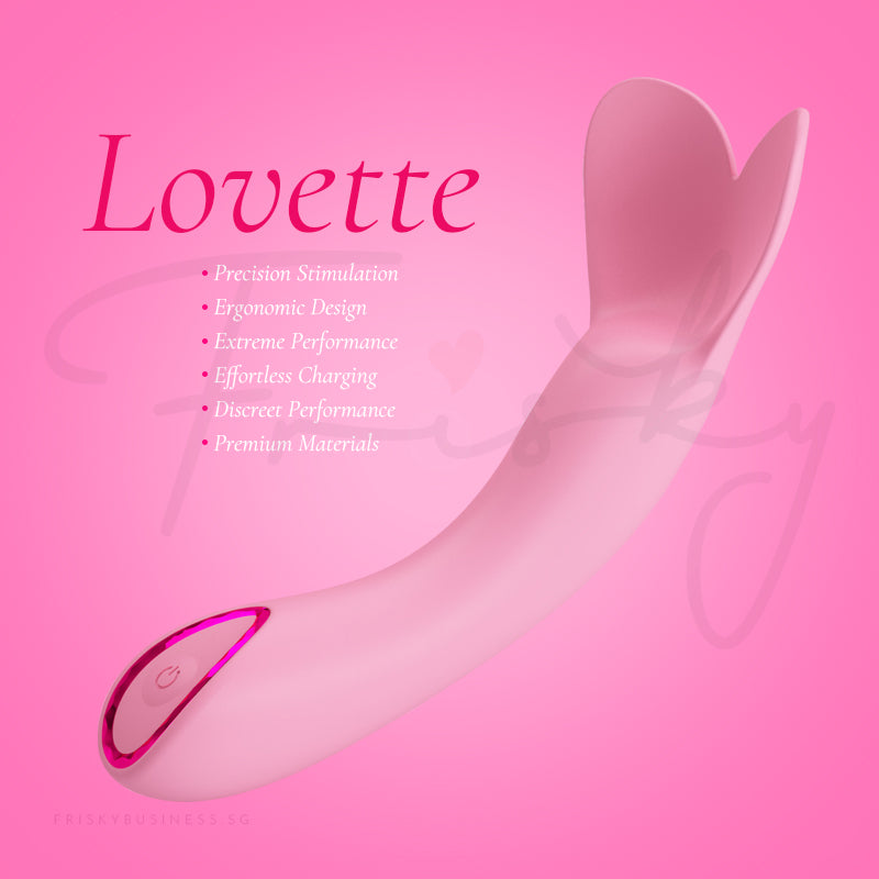 Lovette — Heart-Notch Curved Clitoral Vibrator