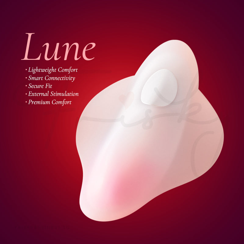 Lune wearable vibrator with elegant design for discreet hands-free pleasure.