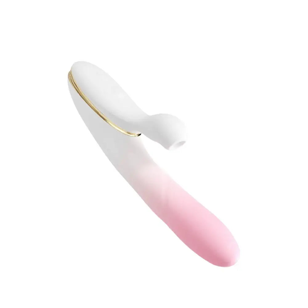 Lush Seduction - Female Ombre Pink Thrusting + Suction Vibrator Sex Toy - Frisky Business Adult Sex Toys Shop