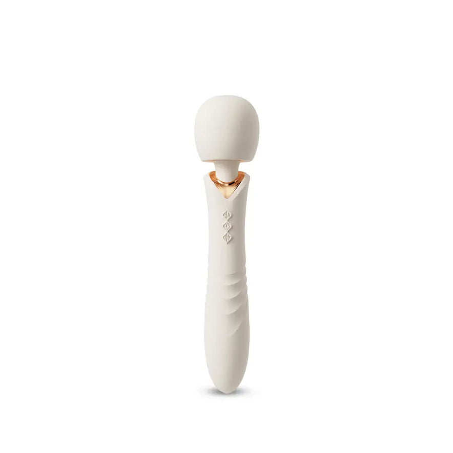 Mariah - 2 in 1 Thrusting Wand Vibrator - Frisky Business Adult Sex Toys Shop