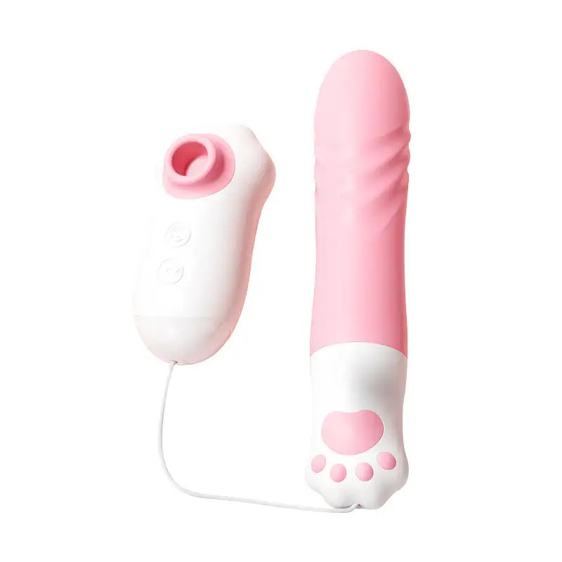 Mew Motion - APP Control 2-in-1 Thrusting Vibrator with Suction - Frisky Business Adult Sex Toys Shop
