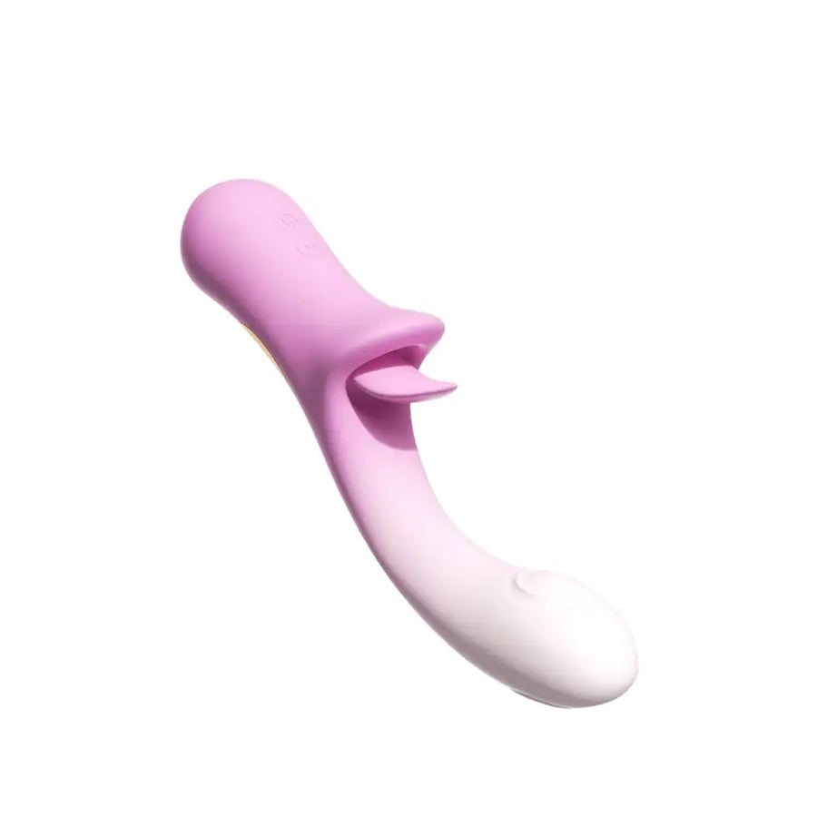 Moonlit Touch – Tongue Licking Clitoral Stimulation G-Spot Tapping Vibrator - Frisky Business Adult Sex Toys Shop