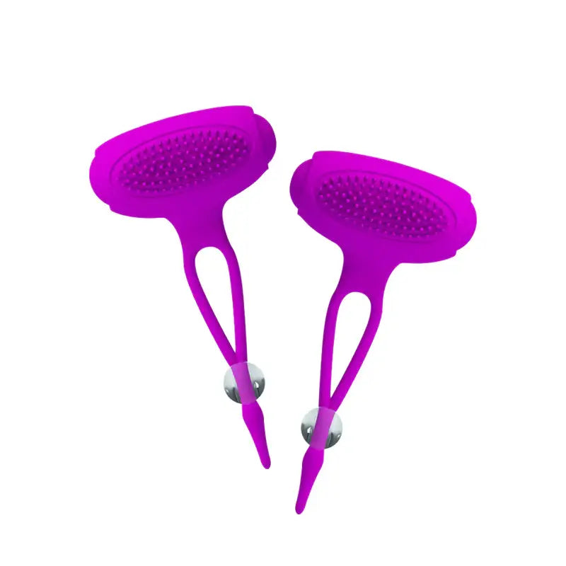 Plum Paradise - Wireless Adjustable Nipple Vibrators - Frisky Business Adult Sex Toys Shop