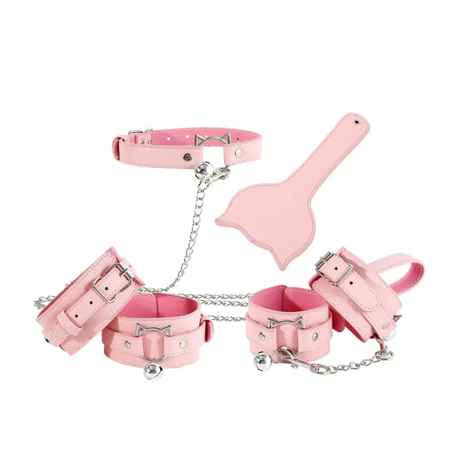 Purrfectly Bound – 4 pcs BDSM Starter Kit - Frisky Business Adult Sex Toys Shop