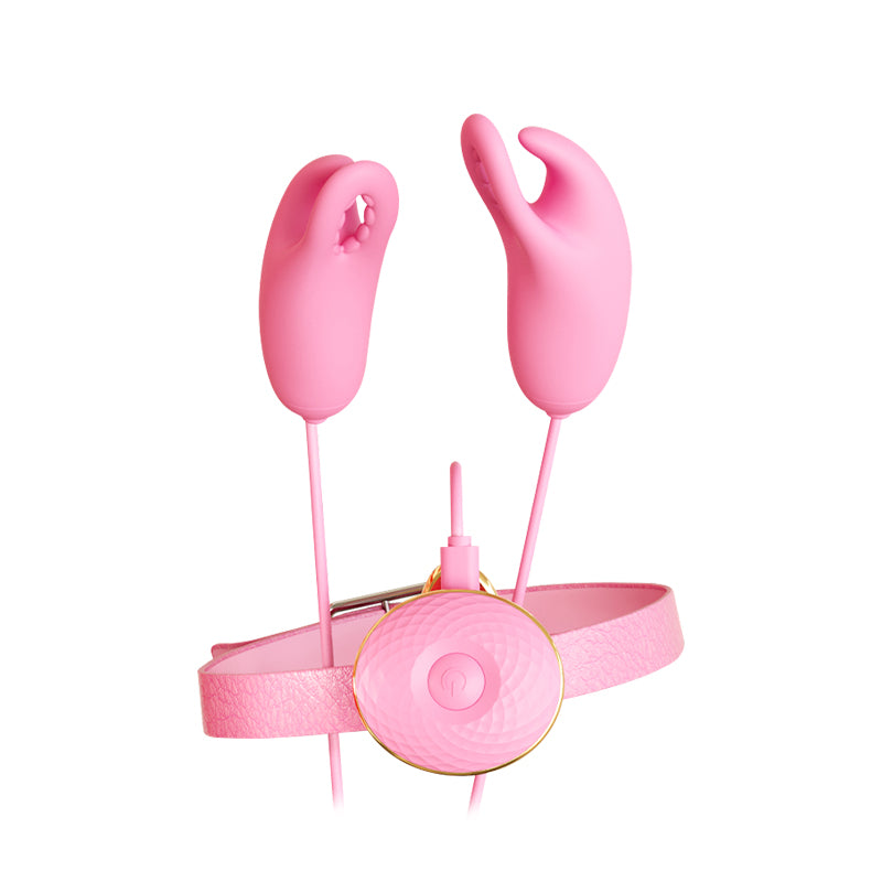 Q’Queen – Wired Vibrating Nipple Clamps