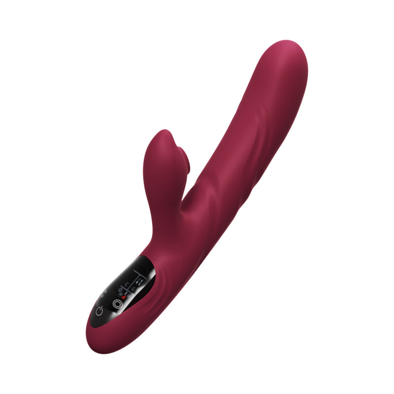 Rasp Rave - Dual Vibrator with Suction and LCD Display