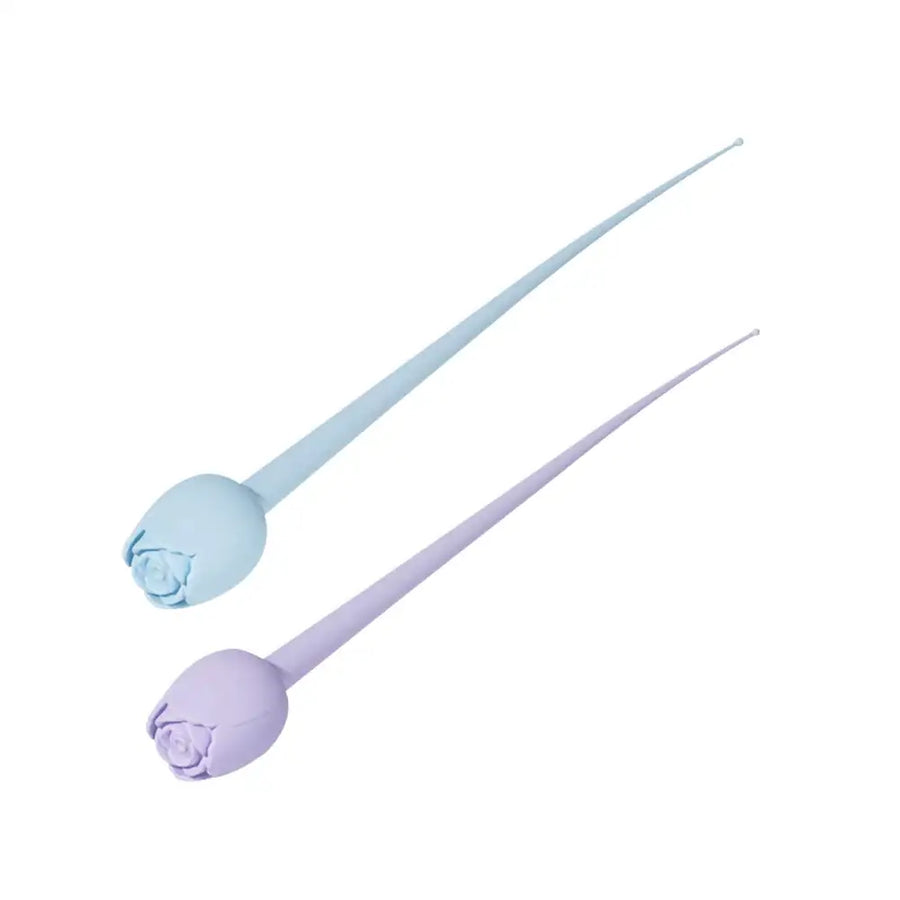 RoséGlow – Rose Orgasm Soft Stick Tickling Teasing Pen Vibrator - Frisky Business Adult Sex Toys Shop