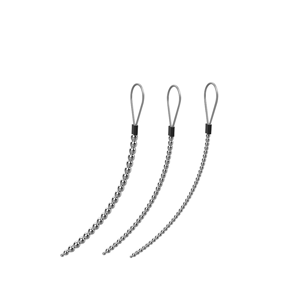 SteeloFlow Flexible Stainless Steel Urethral Sound – set of three flexible probes