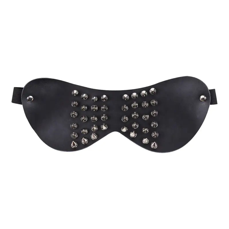 Storm Sacrifice - BDSM Studded Blindfold - Frisky Business Adult Sex Toys Shop