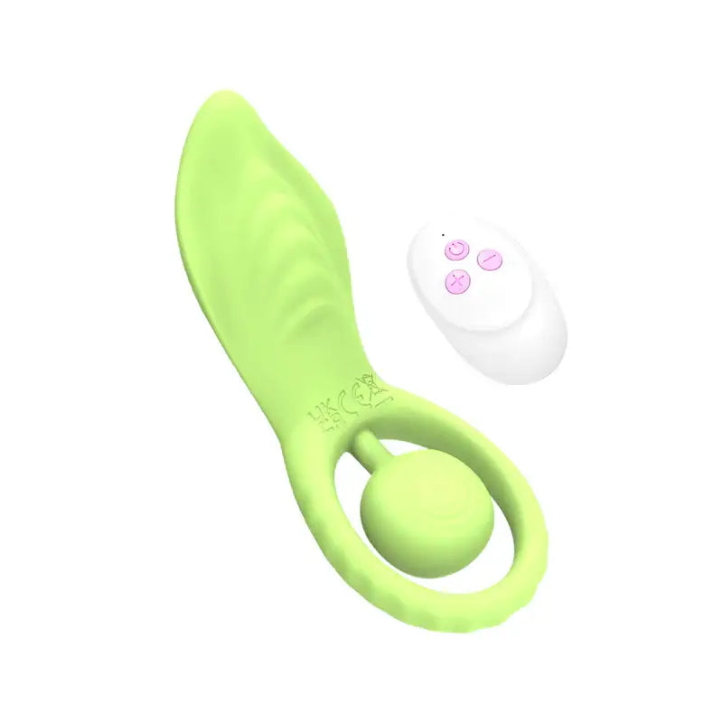 Sweet Relief - Leaf-Shaped Vibrating Cock Ring with Remote Control - Frisky Business Adult Sex Toys Shop