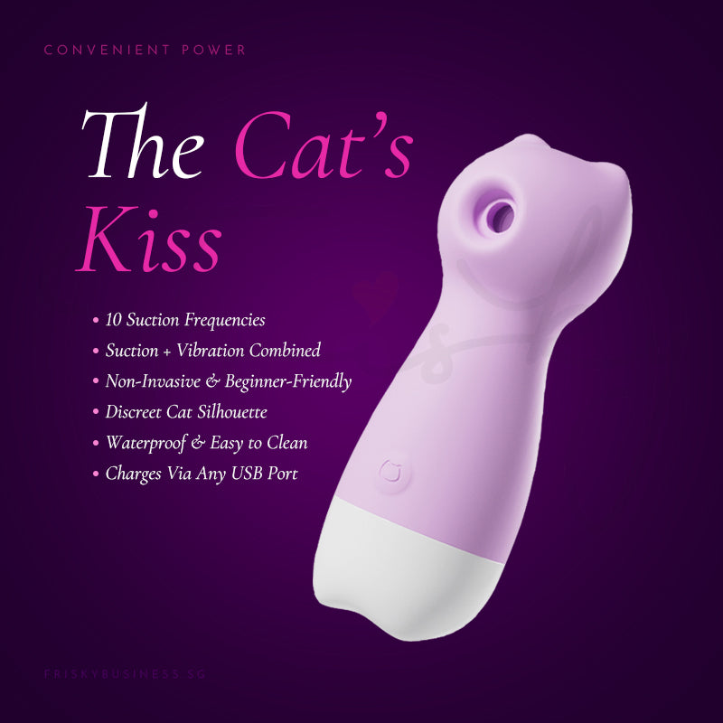 Purple and white electronic device with text on a purple background