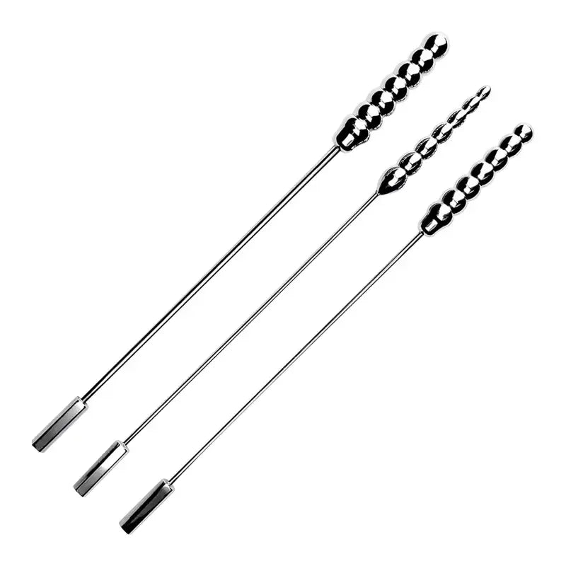 Twin Thrill - Stainless Steel Dual-ended Urethral Soundings - Frisky Business Adult Sex Toys Shop