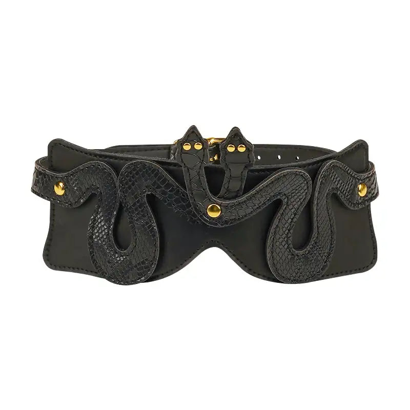 Venom Veil - Genuine Leather Snake Blindfold - Frisky Business Adult Sex Toys Shop