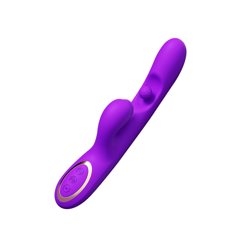 Vibrant  Allure - Spinning Ball G-Spot + Licking Vibrator, Adult Female Rechargeable Sex Toy