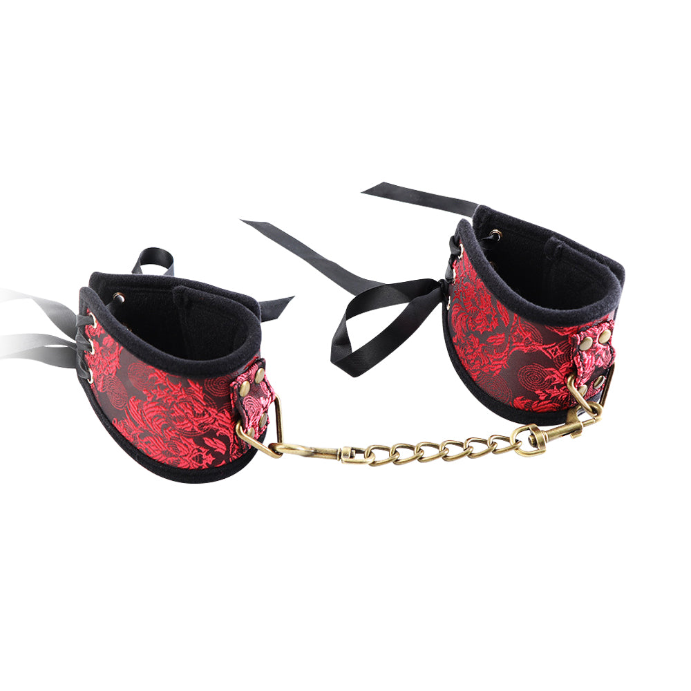 Victorian Vice - PU Leather Cuffs, Bondage Restraint, Adult Men/Women Dom/Sub Sex Toys