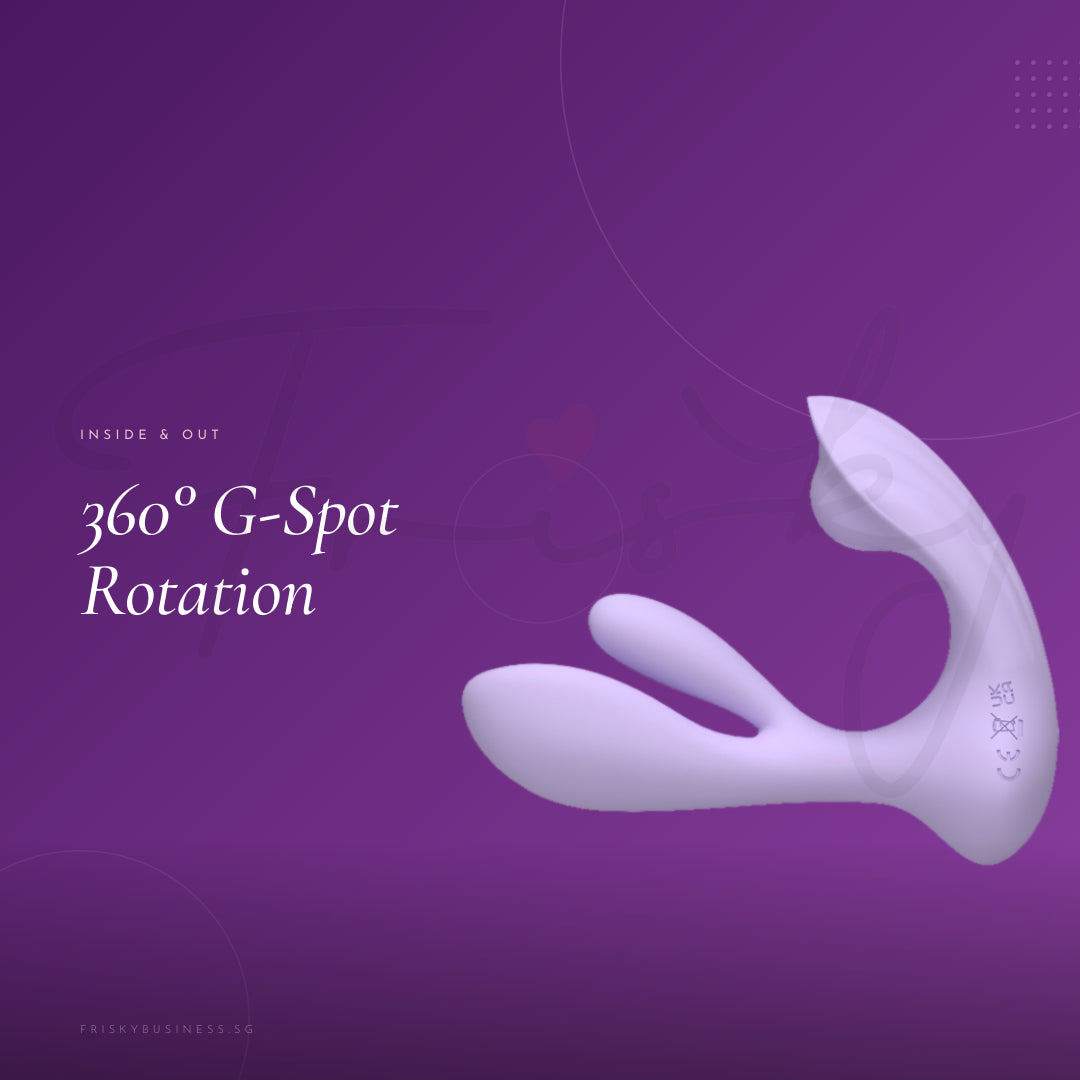 Lilac Bloom Wearable Rotating Vibrator
