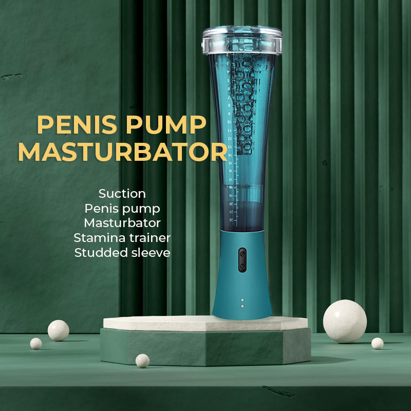 The PumpMaster Pro - Automatic Penis Pump cum Masturbator