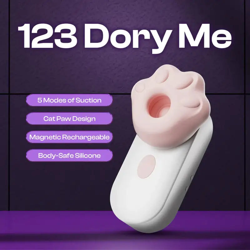 123 Dory Me - Leten Female Cat Paw Suction Vibrator - Frisky Business Adult Sex Toys Shop