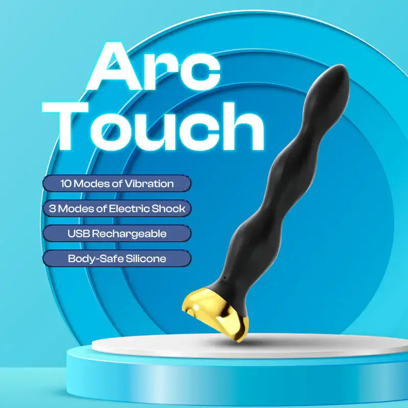 Arc Touch - Electric Shock Anal Bead Baton Remote Control Vibrator - Frisky Business Adult Sex Toys Shop