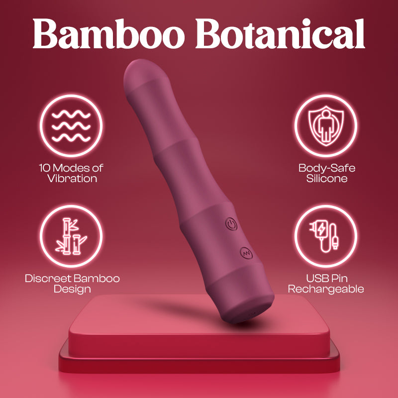 Bamboo Botanical - Female Wand Vibrator