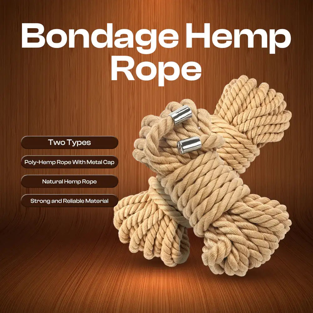 OBEY - BDSM Bondage Hemp Rope - Frisky Business Adult Sex Toys Shop