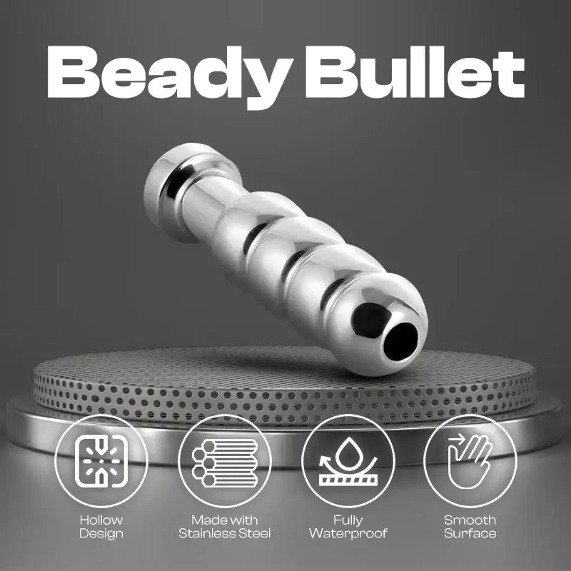 Beady Bullet - Stainless Steel Urethral Sounding - Frisky Business Adult Sex Toys Shop
