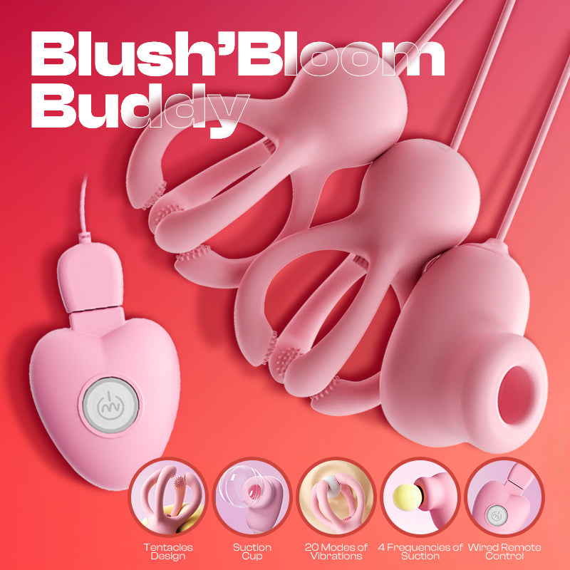 Blush’Bloom Buddy - Breasts Massager with Suction Cup