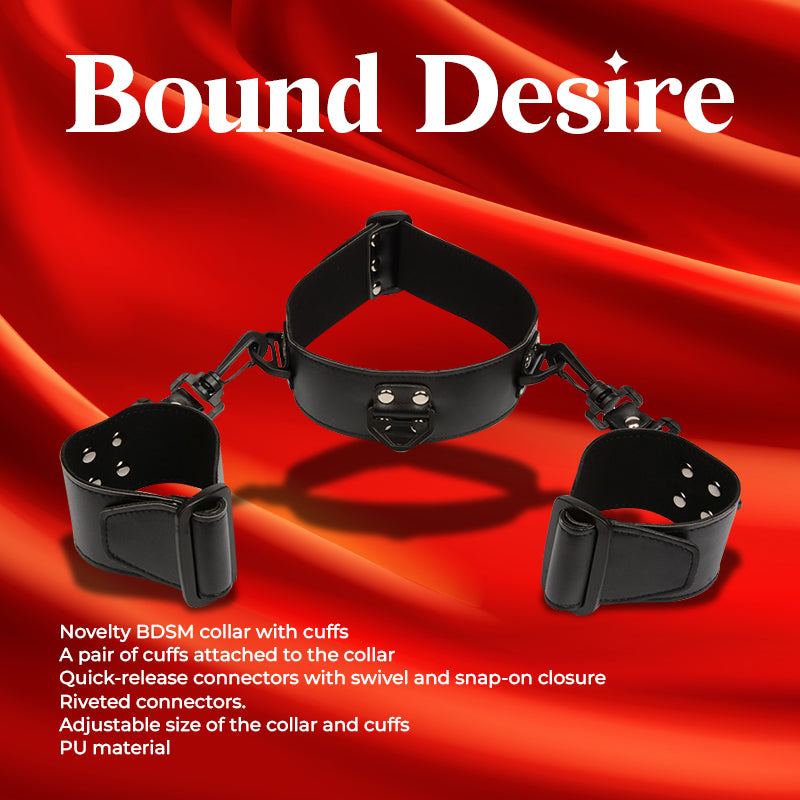 BoundDesire - Collar and Cuffs Set