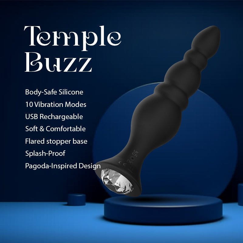 Temple Buzz – Vibrating Butt Plug