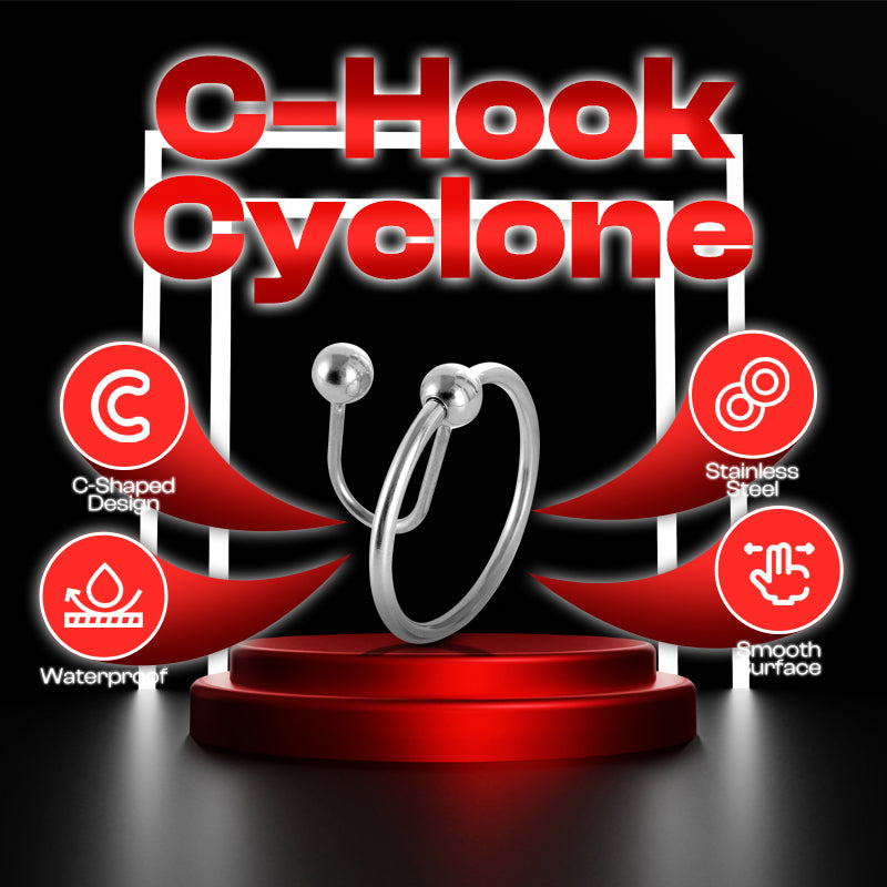 C-Hook Cyclone - Stainless Steel Urethral Sounding