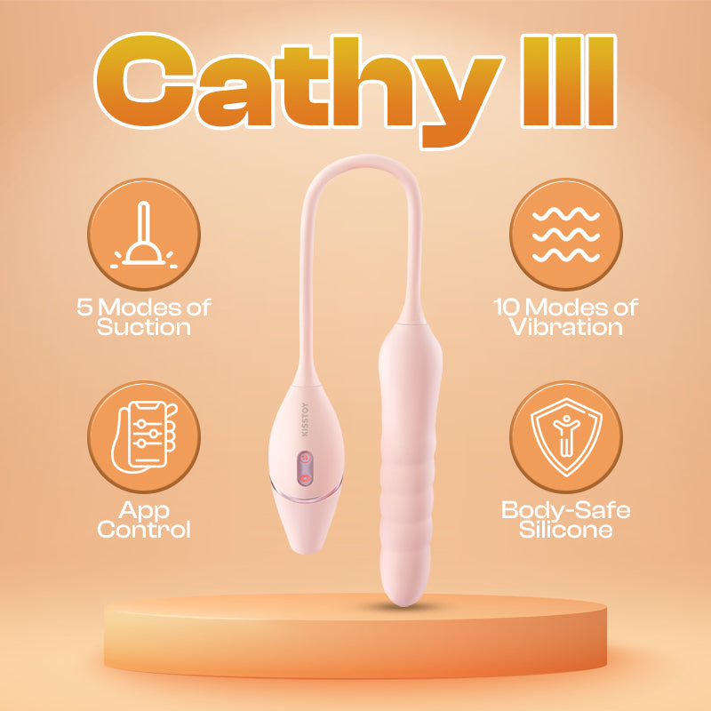 KISSTOY® Cathy III: Multi-Spot Stimulation Vibrator with App Control