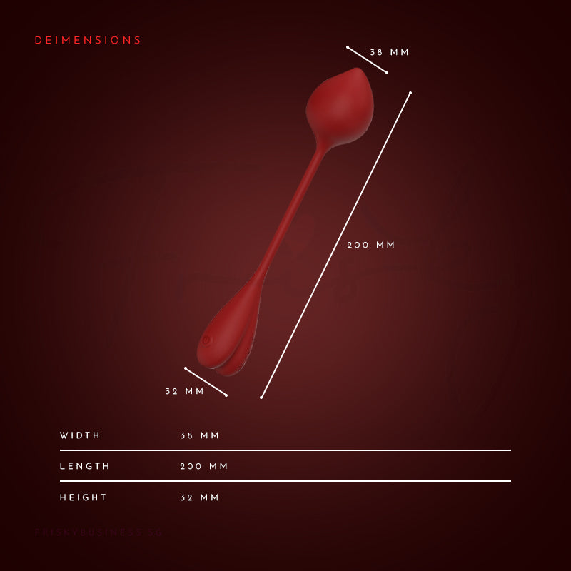 Cerise — APP-Controlled Silicone Peach Egg Vibrator
