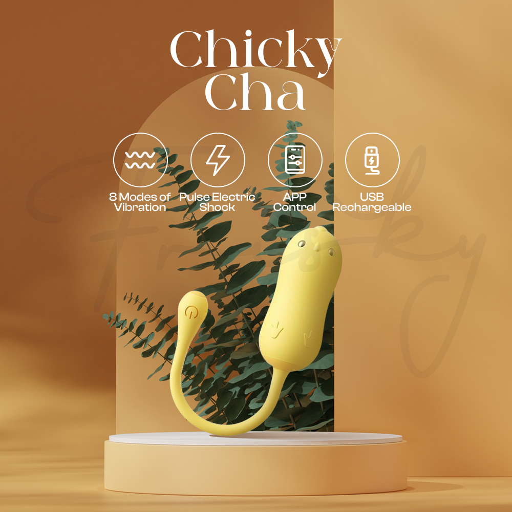 Chicky Cha – APP Control Wearable Electric Shock  Egg Vibrator