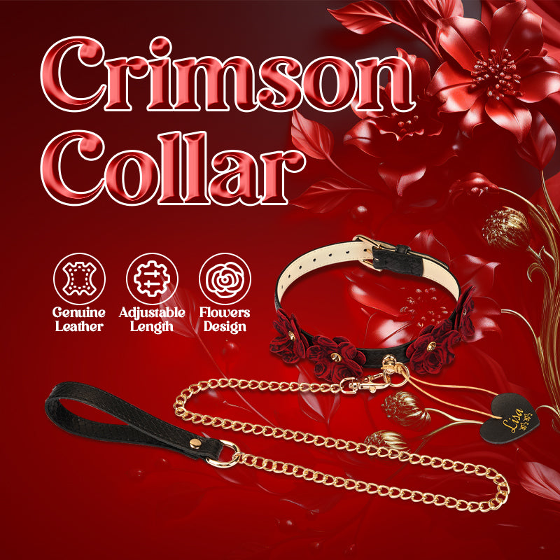 Crimson Collar - Genuine Leather Neck Collar