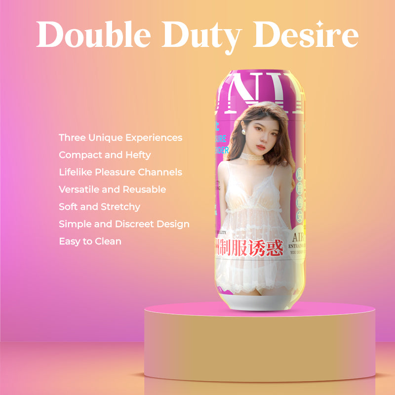 Double Duty Desire - Manual Masturbator