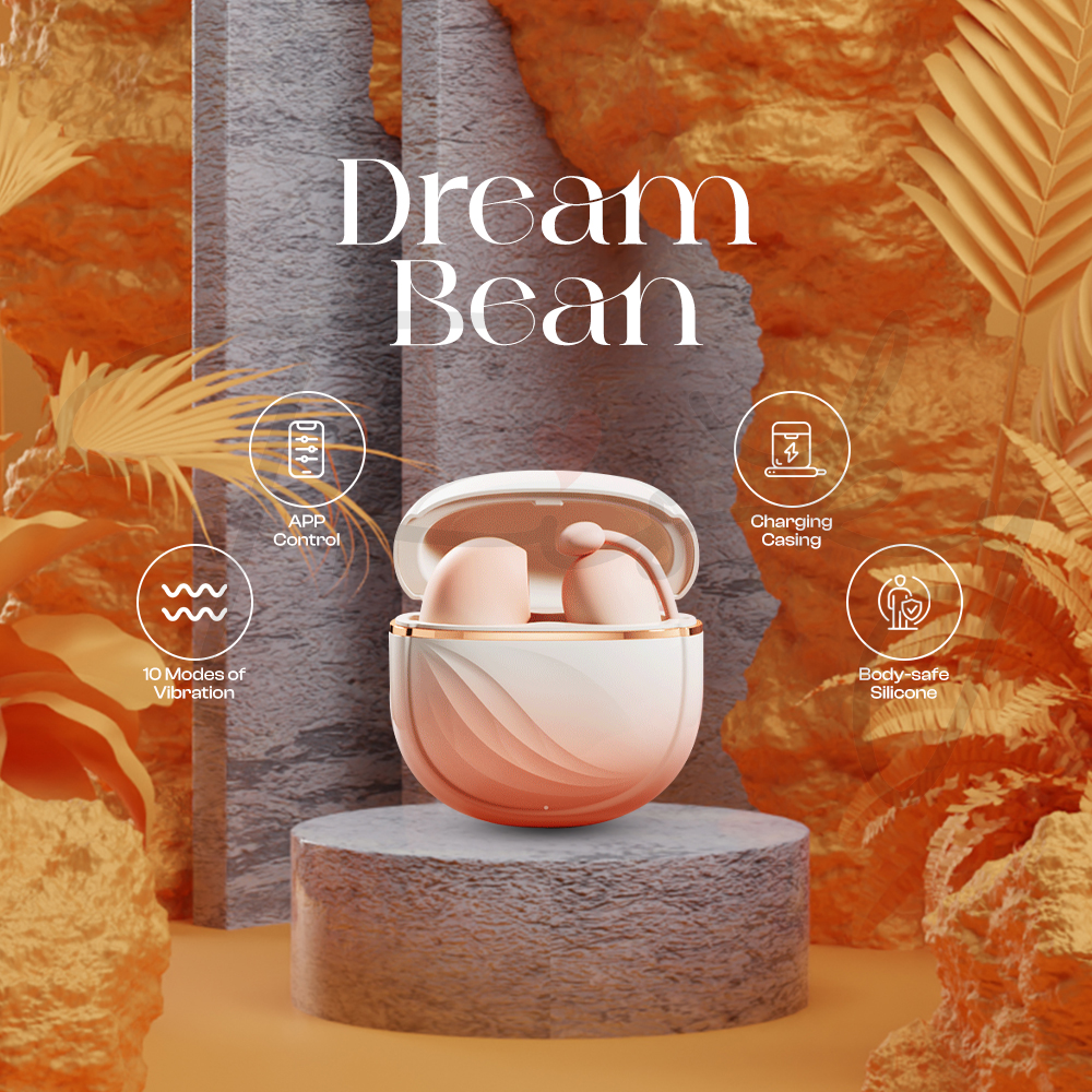 Dream Bean - APP Control 2-in-1 Egg and Suction Vibrator with Casing