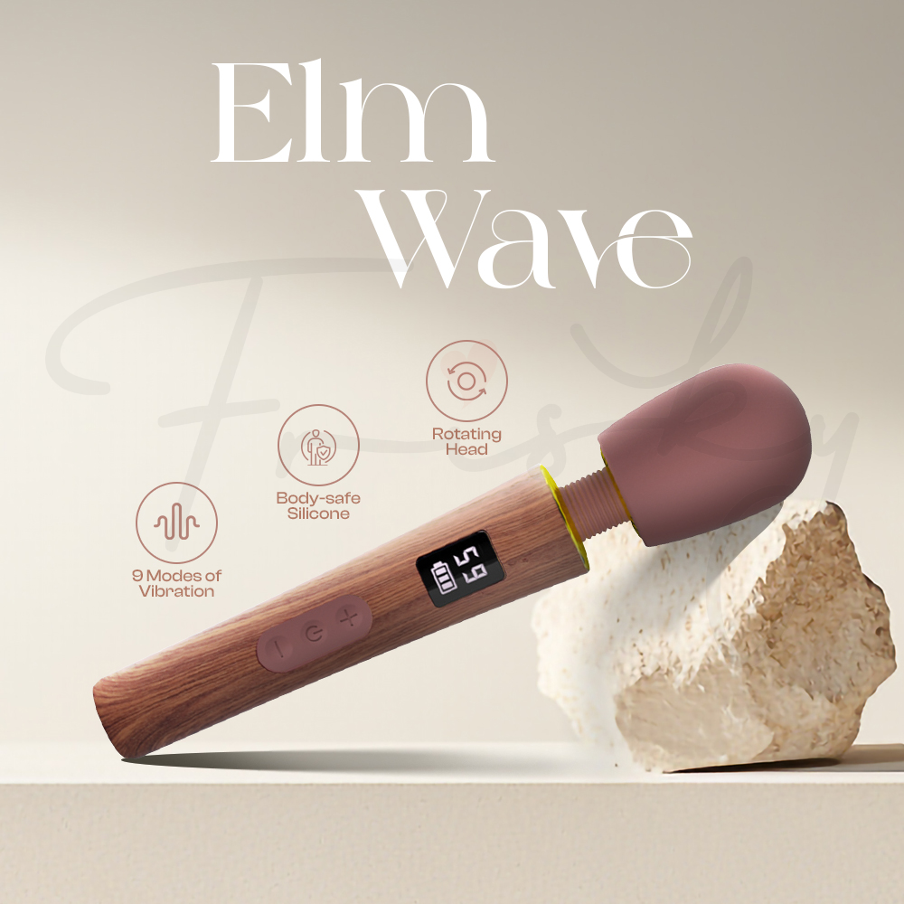 ElmWave  - LCD Screen Display Large AV Wand Vibrator