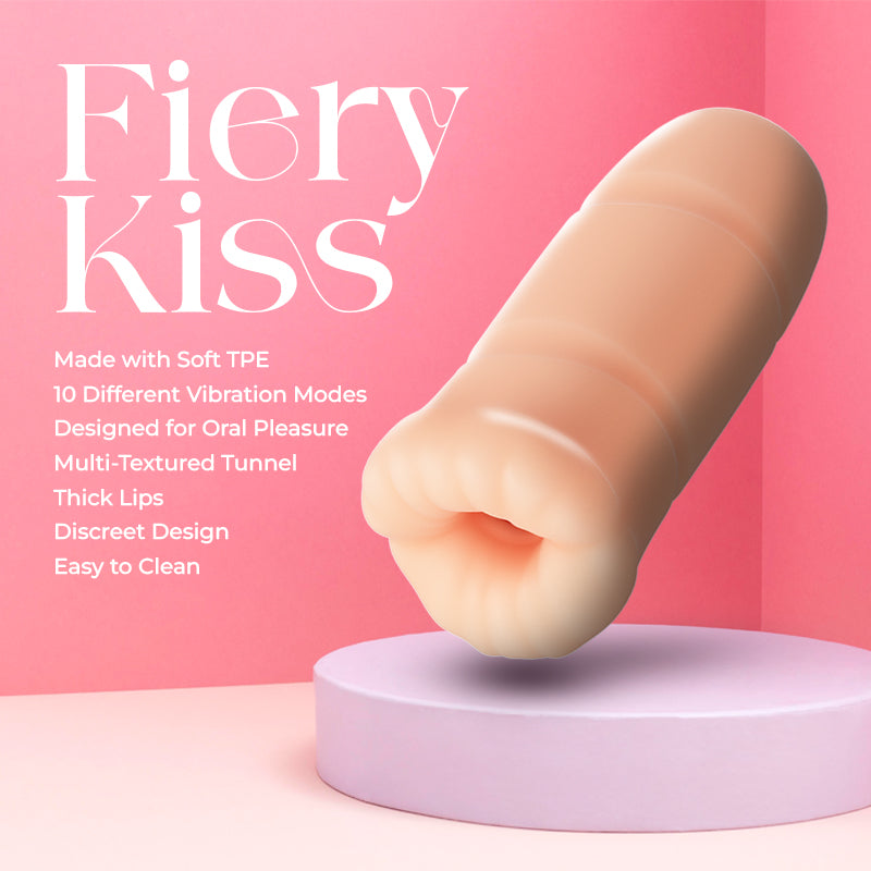 Fiery Kiss – Realistic Vibrating Masturbator