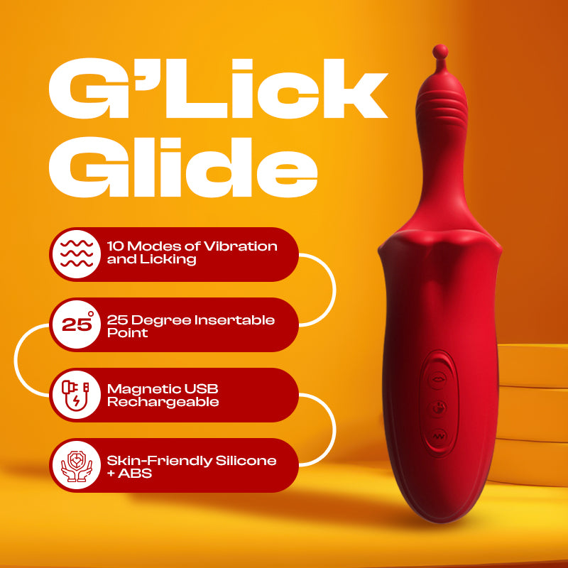 G’Lick Glide - Licking Female Wearable Vibrator