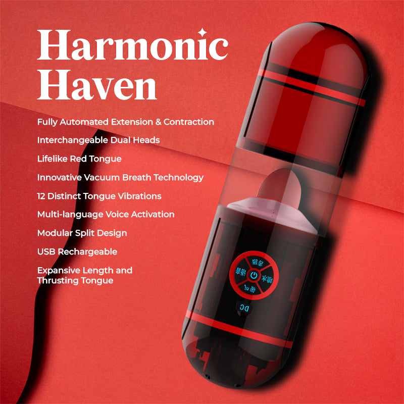 Harmonic Haven - Dual Entry Vibrating Masturbator