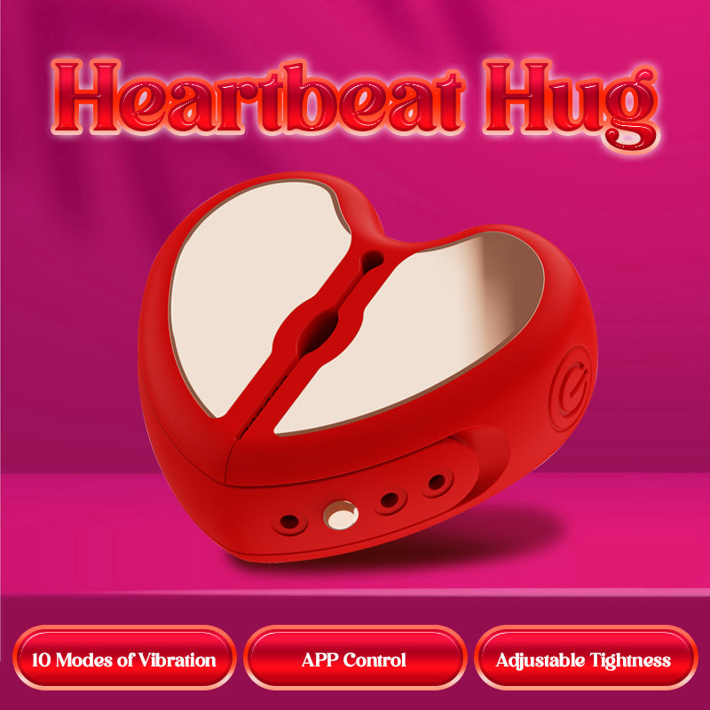 Heartbeat Hug - APP Control Wireless Vibrating Nipple Clamps