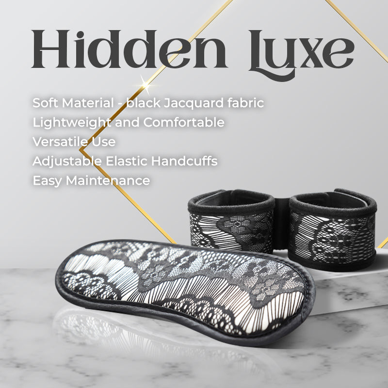Hidden Luxe - Blindfold and Handcuffs Set