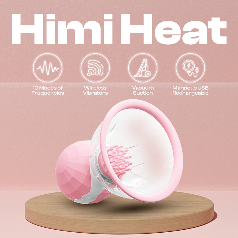 Himi Heat - 3-in-1 Sucking Breast Vibrator