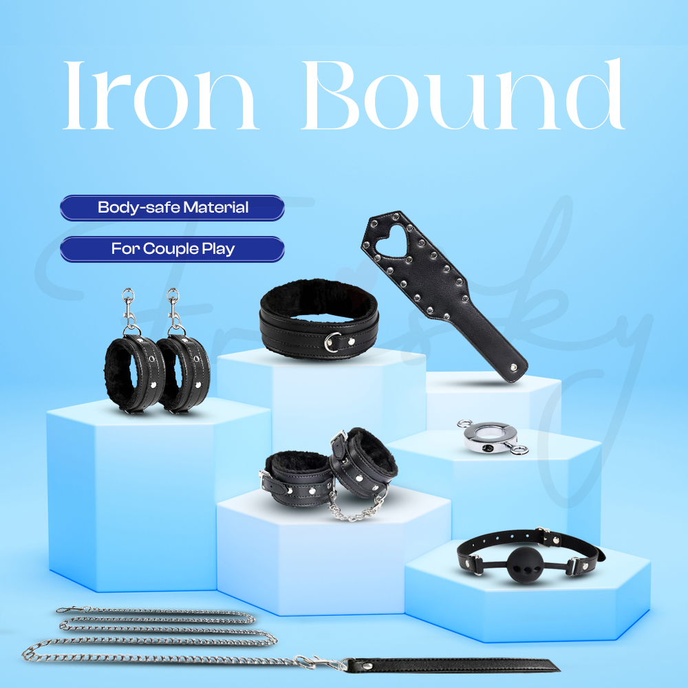 IronBound – Men Slave 7 Pcs BDSM Kit
