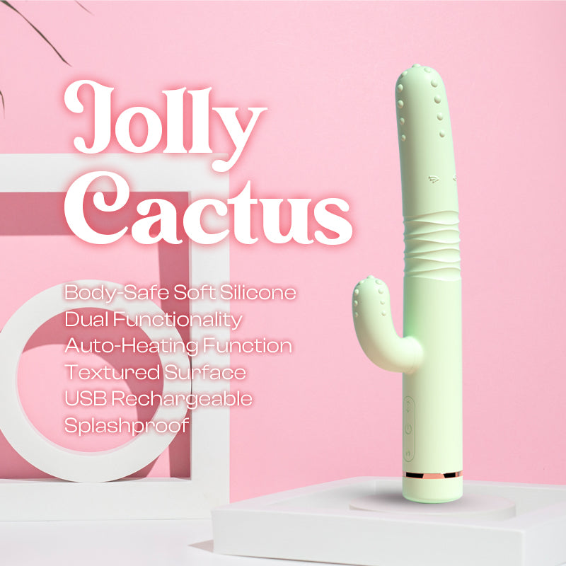 Jolly Cactus – Thrusting & Vibrating Dual Vibrator