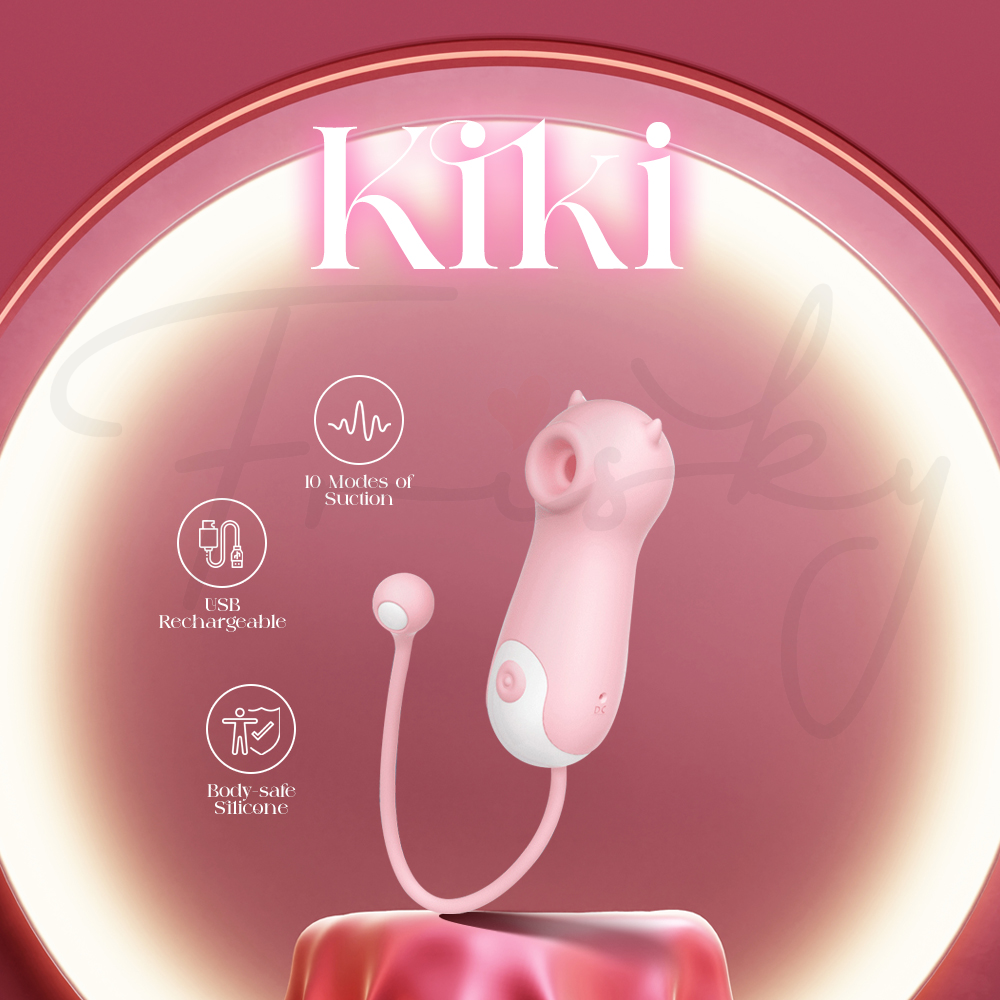 Kiki - Little Monster Suction Vibrator, Adult Female Rechargeable Sex Toys