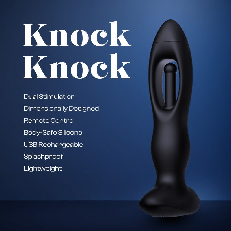 Knock-Knock – Vibrating Tongue Butt Plug