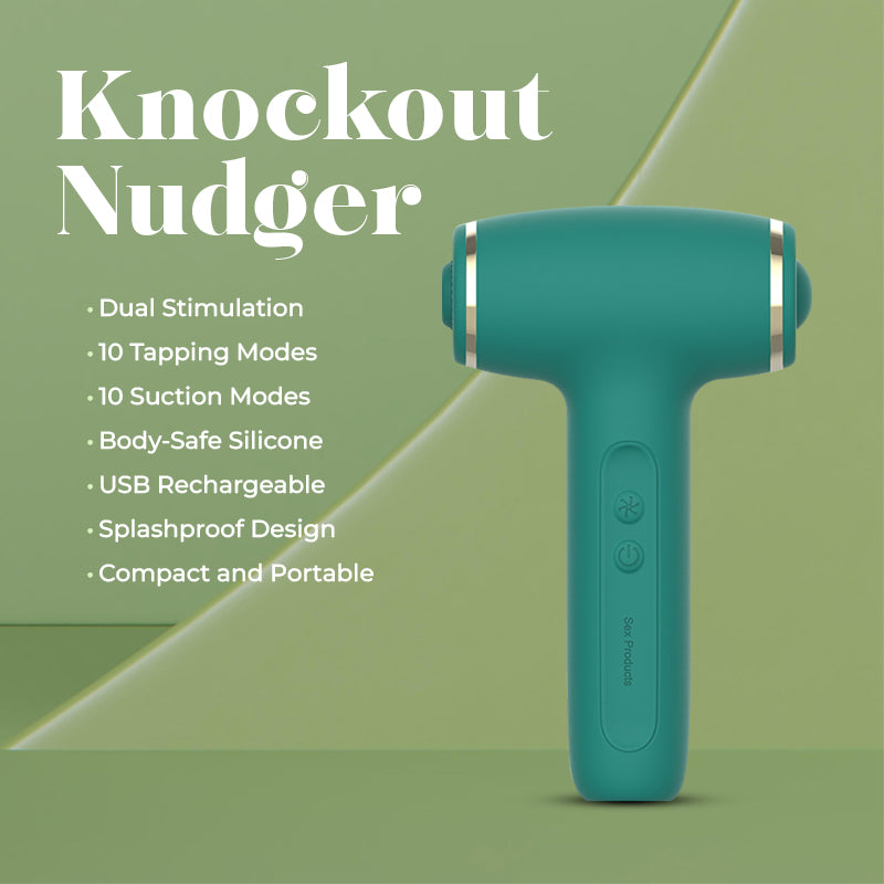 Knockout Nudger – Dual Stimulation Suction & Tapping Vibrator