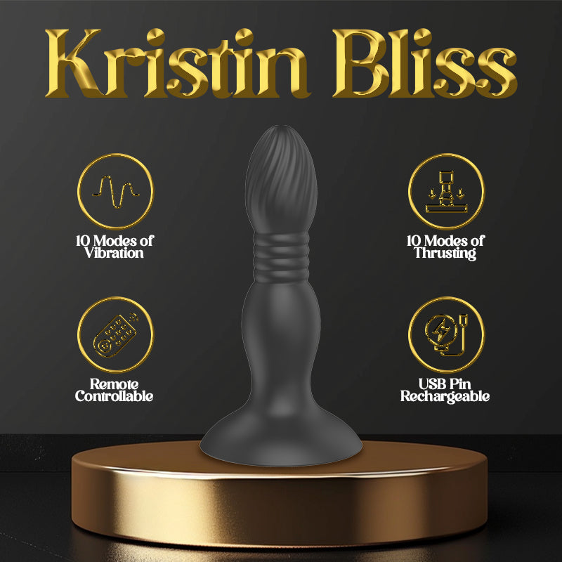 Kristin Bliss - Thrusting Prostate Massager with Suction Cup